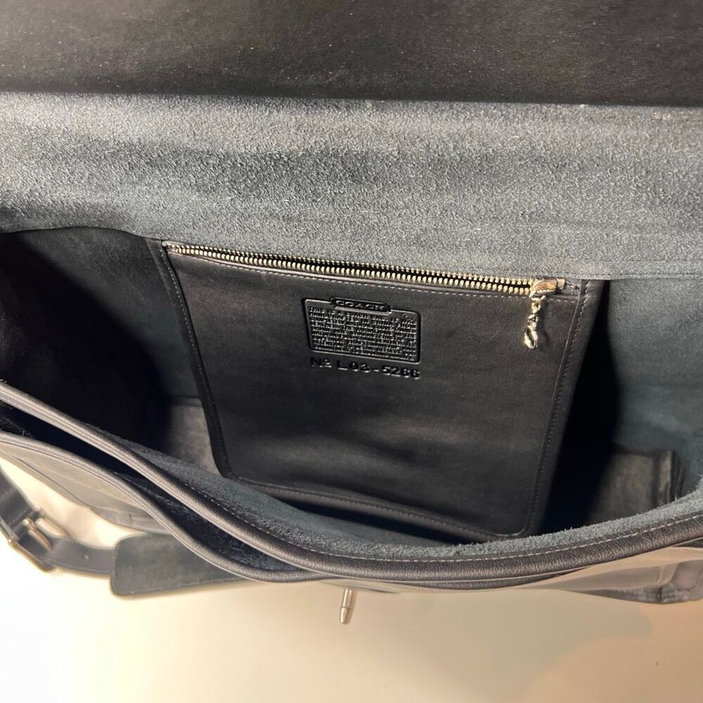 Coach vintage genuine leather Beekman Briefcase in black - Picture 5 of 10